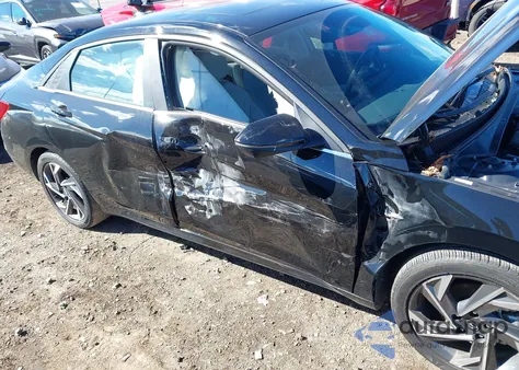 2024 Hyundai Elantra Limited from USA, damaged, VIN KMHLP4DG4RU654525